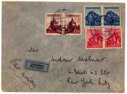 Slovakia  Air CVR Sent To USA - Lettres & Documents