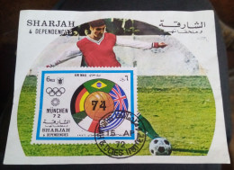 Sharjah 1972 Football S/s, - Olympic Games - Sharjah