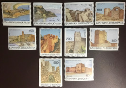 Greece 1998 Castles Perf X Imperf MNH - Ongebruikt