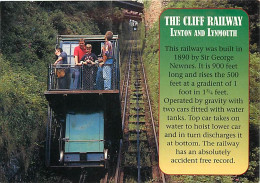 Trains - Funiculaires - Royaume-Uni - Devon - Lynton And Lynmouth - The Cliff Railway - CPM - UK - Voir Scans Recto-Vers - Kabelbanen