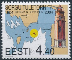 Mi 478 MNH ** / Sorgu Lighthouse, Map, Chart - Estonia