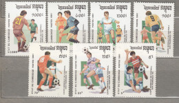 CAMBODGE 1991 Soccer San Francisco Mi 1196-1202 MNH(**) #Sp179 - 1994 – États-Unis