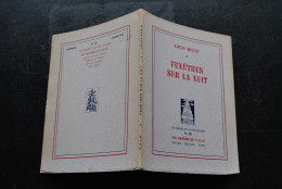 LOUIS MUSIN Fenêtres Sur La Nuit Les Cahiers De La Tour De Babel N°26 1951 Tirage Numéroté 302/500 Limité Poète Belge - Other & Unclassified