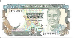 ZAMBIE 20 KWACHA ND1989-91 UNC P 32 B - Zambie