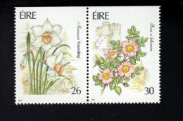 1992853655 1990 SCOTT 810 811  (XX) POSTFRIS MINT NEVER HINGED   -  FLORA - BOOKLET PAIR STAMPS - FLOWERS - Unused Stamps