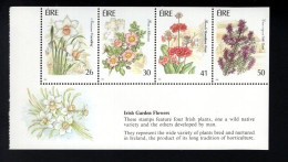 1992853988 1990 SCOTT 813A  (XX) POSTFRIS MINT NEVER HINGED   -  FLORA - BOOKLET PANE FLOWERS - Unused Stamps