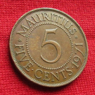 Mauritius 5 Cents 1971 Mauricia Maurice #0  W ºº - Mauricio
