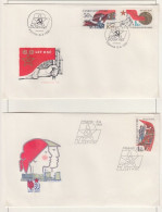 CESKOSLOVENSKO FDC MICHEL 2614/16 COMMUNIST - FDC