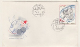 CESKOSLOVENSKO FDC MICHEL 2611 SPACE - FDC