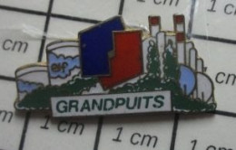 511B Pin's Pins / Beau Et Rare / CARBURANTS / ELF SITE DE GRANDPUITS - Fuels