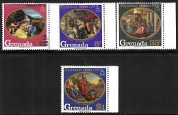 GRENADA - 1969 - NATALE   - SERIE 4 VALORI - NUOVA MNH** (YVERT 323\6 - MICHEL 332\5) - Grenade (...-1974)