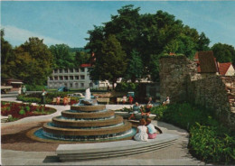47961 - Bad Orb - Springbrunnen Mit Stadtmauer - Ca. 1980 - Bad Orb