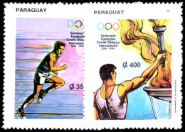 Paraguay 1994 Centenary Of International Olympic Committee Unmounted Mint. - Paraguay