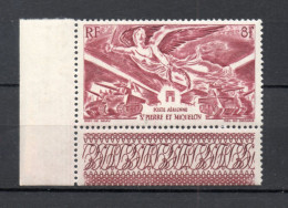 SAINT PIERRE ET MIQUELON   PA N° 11  NEUF SANS CHARNIERE COTE 3.50€   ANNIVERSAIRE DE LA VICTOIRE - Unused Stamps