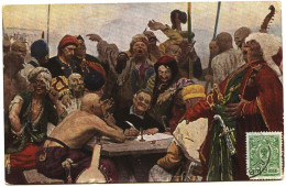 2929 -  Russie -  LES  COSAQUES  ZAPOROGUES  (par Illustrateur )   1905 - Russia