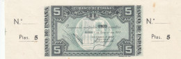 CRBL0192 BILLETE ESPAÑA BILBAO 5 PESETAS CON MANCHAS SIN CIRCULAR - Otros & Sin Clasificación