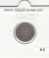 CR3375 MONEDA TURQUIA 10 PARA 1327 MBC - Sonstige – Europa