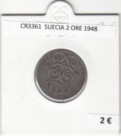 CR3361 MONEDA SUECIA 2 ORE 1948 MBC - Sonstige – Europa