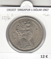 CR3337 MONEDA SINGAPUR 1 DÓLAR 1967 MBC - Sonstige – Europa