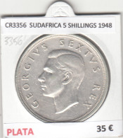 CR3356 MONEDA SUDAFRICA 5 SHILLINGS 1948 MBC PLATA - Andere - Afrika