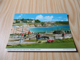 Falmouth (Royaume-Uni).Gyllyngvase Beach And Crasy Golf Course - Carte Animée. - Falmouth