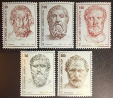 Greece 1998 Ancient Greek Writers MNH - Unused Stamps