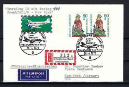 BUND Reco-Brief Erstflug LH 404 Boeing 747 Frankfurt/ New York 26.4.1970 - Siehe Bild - First Flight Covers