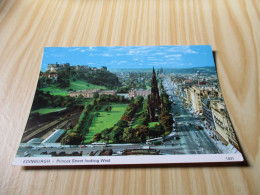 Edinburgh (Royaume-Uni).Princess Street Looking West - Carte Animée. - Midlothian/ Edinburgh