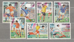 LAOS 1985 Soccer Mexico Mi 632-638 MNH(**) #Sp184 - 1986 – Mexique