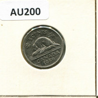 5 CENT 1969 CANADA Moneda #AU200.E.A - Canada