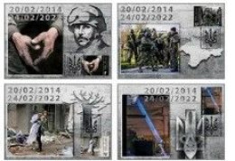 Ukraine 2024 10th Anniversary Of The Russian Invasion "And There Will Be Spring!" Set Of 4 Maxicards - Ukraine