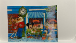 3D Goofy, Donald Duck, Mickey Mouse, Walt Disney Tokyo Disneyland JAPAN JAPON Postcard - Disneyland