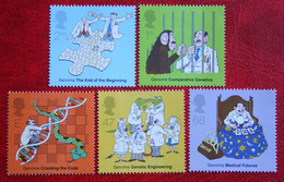 DNA GENOME GENETIC MEDICAL (Mi 2086-2090) 2003 POSTFRIS MNH ** ENGLAND GRANDE-BRETAGNE GB GREAT BRITAIN - Unused Stamps