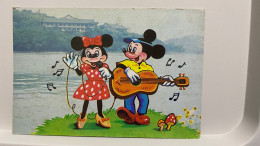 Image Of  Mickey Mouse, Minnie Mouse In China 80s/90s Postcard - Autres & Non Classés