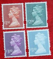 Machin QE II Definitives £ High Values (Mi 2136-2139) 2003 POSTFRIS MNH ** ENGLAND GRANDE-BRETAGNE GB GREAT BRITAIN - Unused Stamps