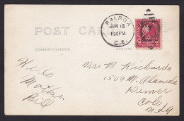 Canal Zone: Picture Postcard To USA, 1935?, 1 US Stamp Overprint, Cancel Balboa, Card: Miraflores Locks (traces Of Use) - Zona Del Canal