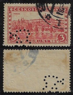 Czechoslovakia 1921/1938 Stamp Perfin ČSKS By Union Of International Forwarding & Transport In Praga Lochung Perfore - Sonstige & Ohne Zuordnung