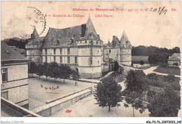 ADLP3-76-0263 - CHATEAU DE MESNIERES - Ensemble Du Château - Côté Ouest - Mesnières-en-Bray