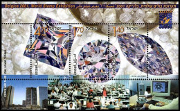 Israele / Israel 2001: Foglietto Esposizione Filatelica Belgica 2001 / Belgica 2001 Stamp Exhibition S/S ** - Blocks & Sheetlets