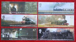 Classic Locomotives Zug Train (Mi 2174-2179) 2004 POSTFRIS MNH ** ENGLAND GRANDE-BRETAGNE GB GREAT BRITAIN - Unused Stamps