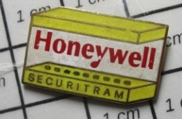 713K Pin's Pins / Beau Et Rare / INFORMATIQUE / HONEYWELL SECURITRaM - Computers