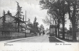 MORGES ► Rue De Lausanne Anno 1909 - Morges