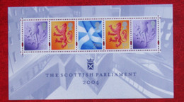 Scottish Parliament Scotland (Mi 84 85 88 Block 1) 2004 POSTFRIS MNH ** ENGLAND GRANDE-BRETAGNE GB GREAT BRITAIN - Schotland