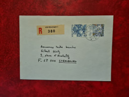 Lettre 1983 SUISSE  RECOMMANDE POUR STRASBOURG  BINNINGEN - Covers & Documents