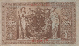 1000 MARK 1910 DEUTSCHLAND Papiergeld Banknote #PL276 - [11] Local Banknote Issues