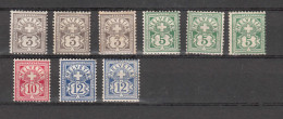 1882/1906   LOT  NEUFS*      BONNE COTE        CATALOGUE SBK - Unused Stamps