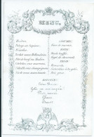 Porseleinkaart - Carte Porcelaine - Menu - 15x10cm - Ref 22 - Porzellan