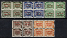 RUANDA-URUNDI: COB TX 15b/19b Blok Van 4 POSTFRIS ** MNH. - Nuevos