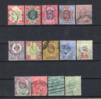 1902 GRAN BRETAGNA Effigie Di Re Edoardo VII 106/117 SET USATO - Used Stamps