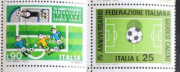 ITALIA 1973  ANNIVERSARIO FEDERAZIONE ITALIANA GIUOCO CALCIO - 1971-80: Mint/hinged